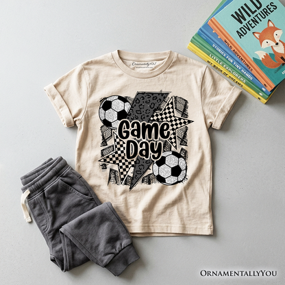 Kids Soccer Game Day T-Shirt, Coquette Sports Youth Tee